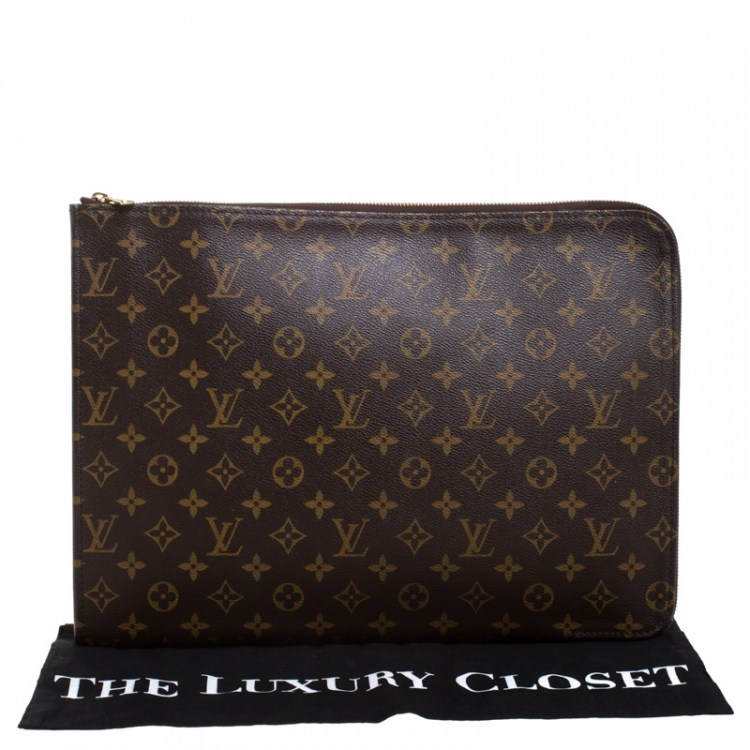 Pre Owned Louis Vuitton Monogram Canvas Poche Documents Portfolio Case
