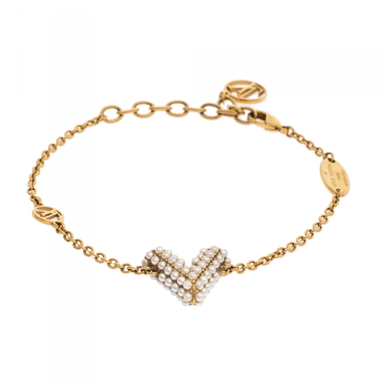LV Iconic Heart Bracelet S00 - Fashion Jewellery M1211A