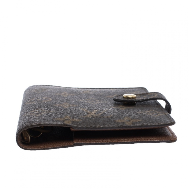 Pre Owned Louis Vuitton Monogram Canvas Small Ring Agenda Cover