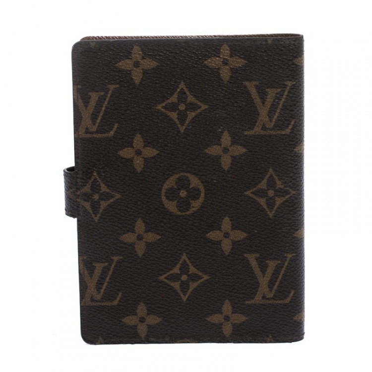 Pre Owned Louis Vuitton Monogram Canvas Small Ring Agenda Cover