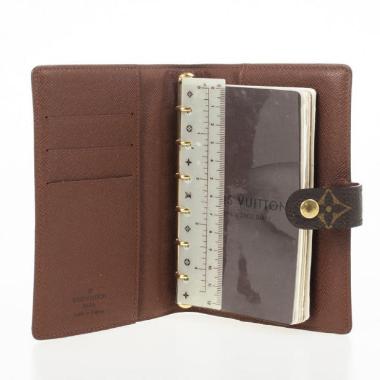 Pre Owned Louis Vuitton Small Ring Monogram Agenda