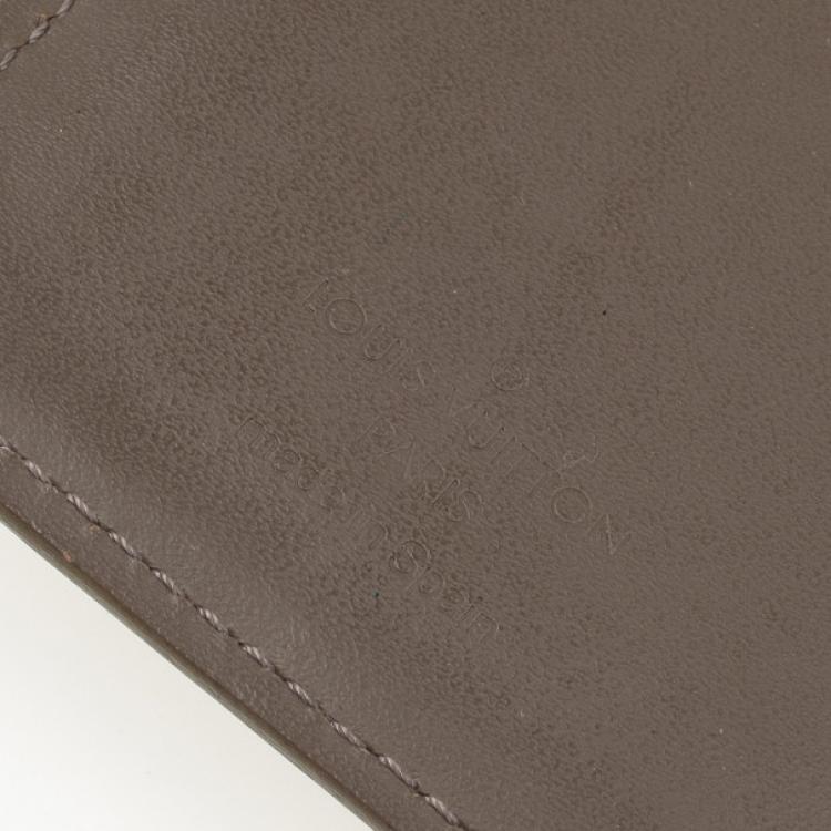 Pre Owned Louis Vuitton Small Brown Epi Leather Agenda Cover