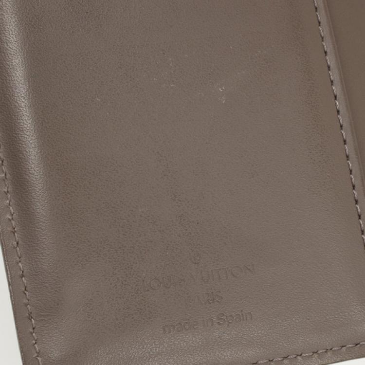 Pre Owned Louis Vuitton Small Brown Epi Leather Agenda Cover