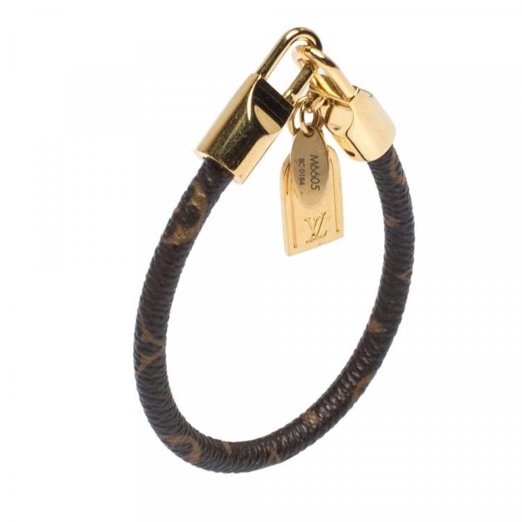 Louis Vuitton Monogram Luck It Bracelet 17CM