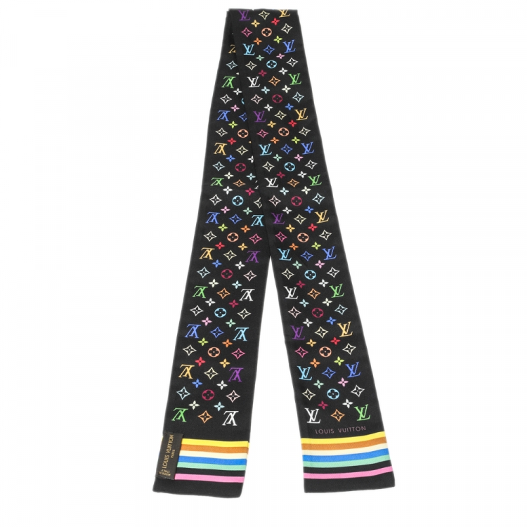 Louis Vuitton, Accessories, Lv Multicolor Silk Monogram Scarf Nwt
