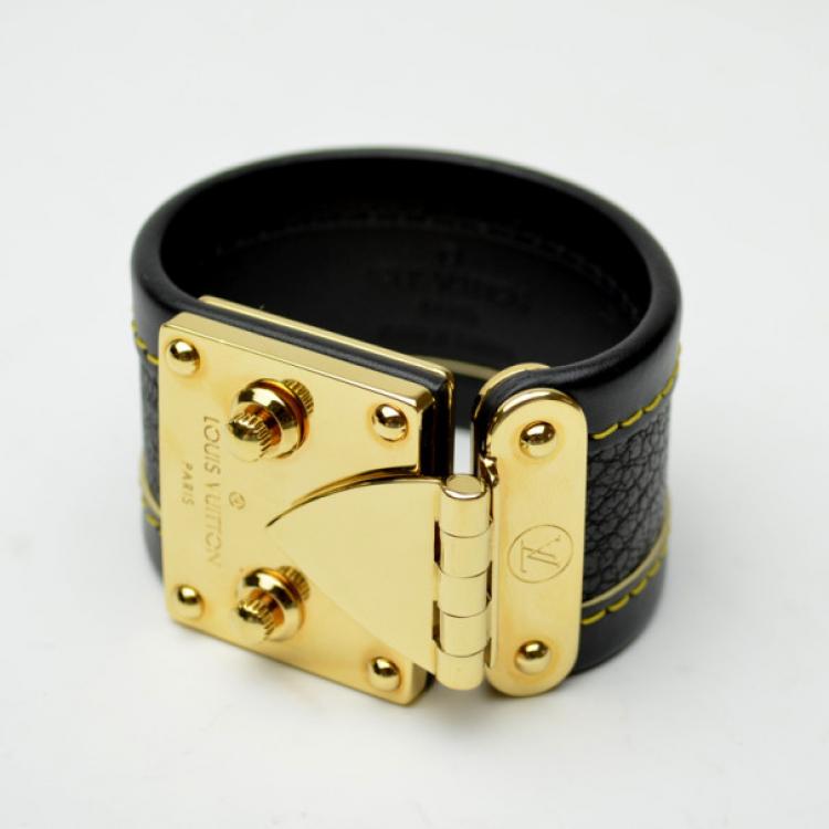 LV Padlock Bracelet - Luxury Other Leathers Yellow