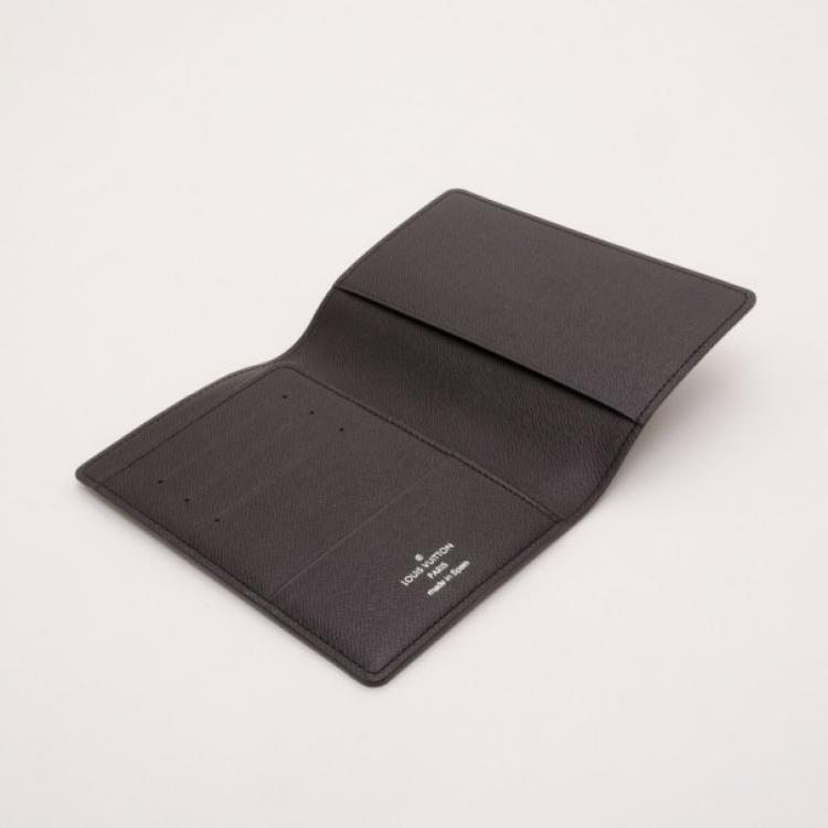 Pre Owned Louis Vuitton Damier Graphite Passport Case