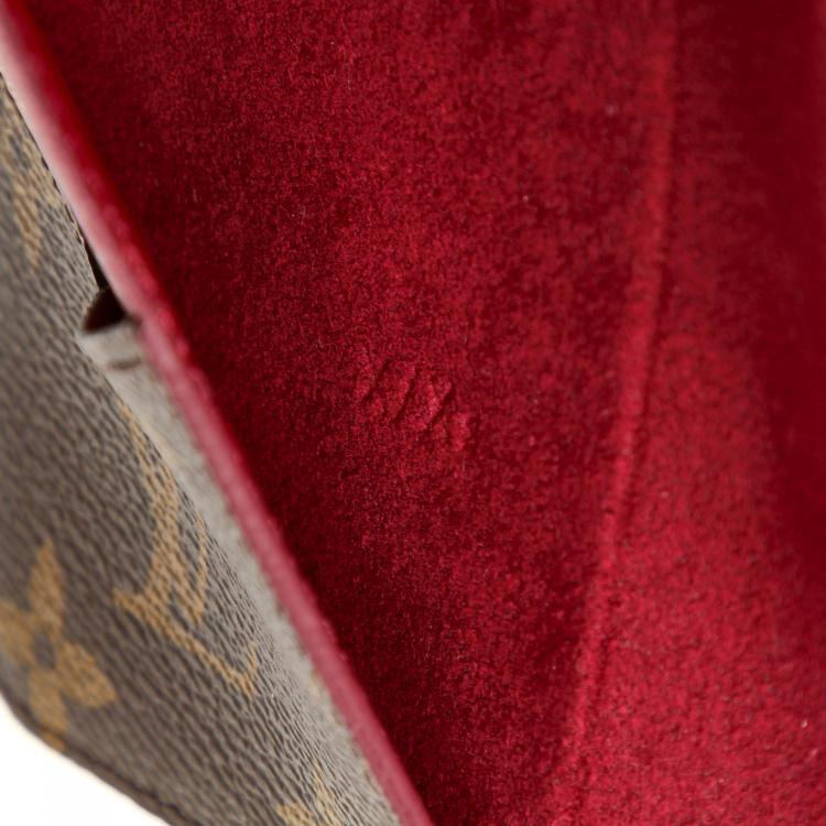 Pre Owned Louis Vuitton Brown Monogram Canvas Folio iPhone Cover