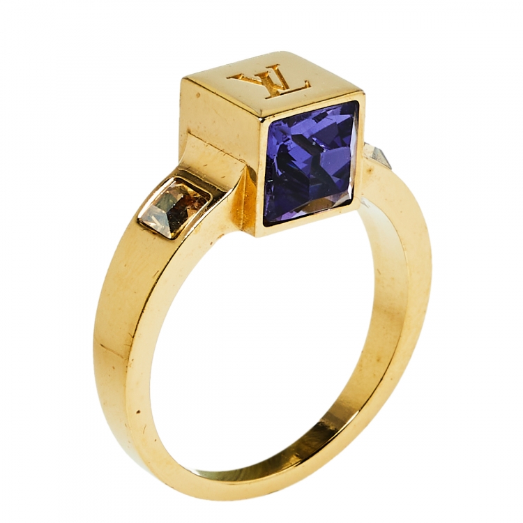 Louis Vuitton - Gamble Ring Gold L