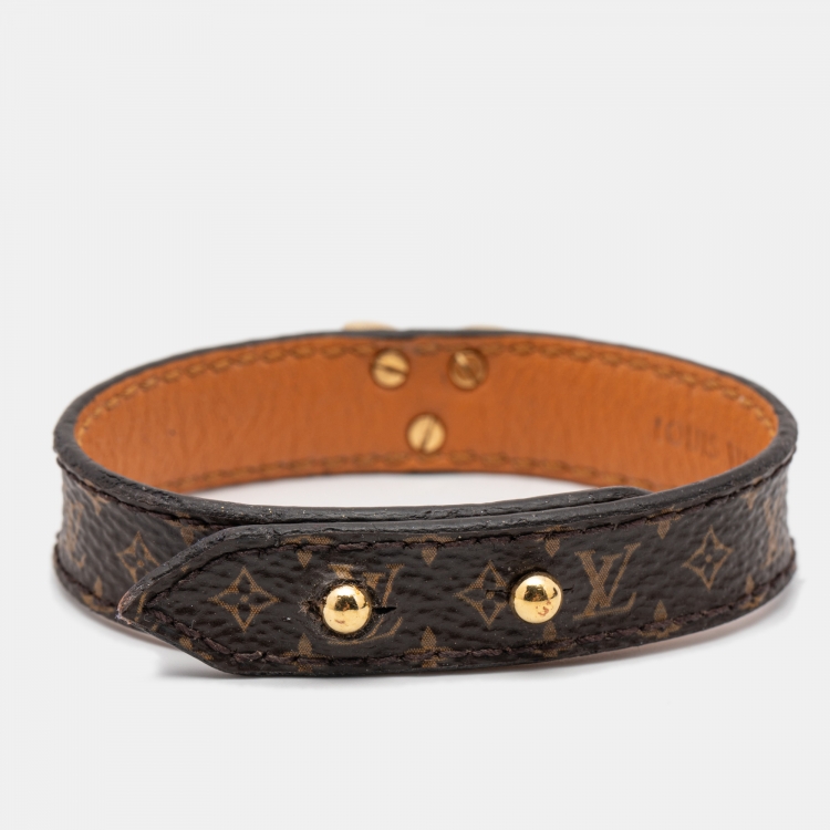 Louis Vuitton Essential V Bracelet Monogram Brown in Coated Canvas