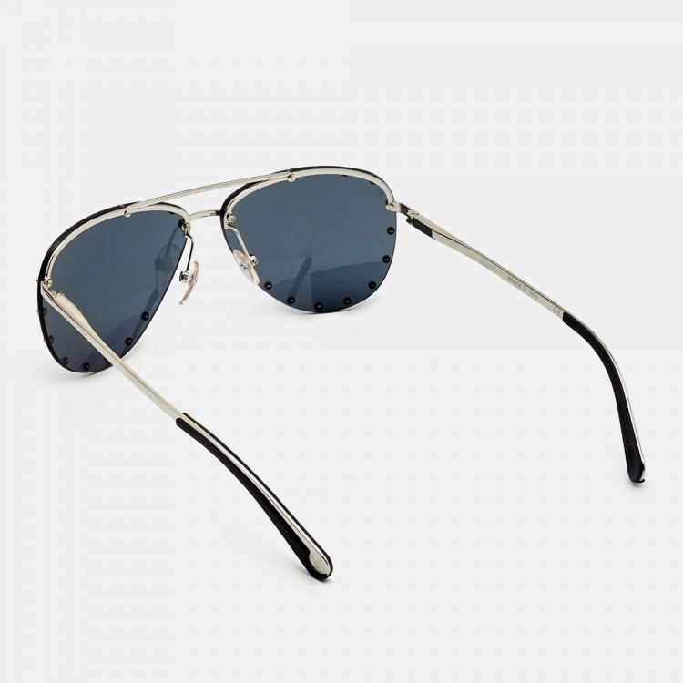 Pre Owned Louis Vuitton Black/Silver The Party Aviator Sunglasses