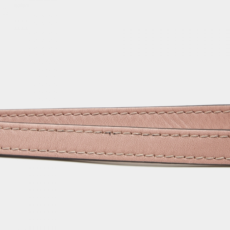 Pre Owned Louis Vuitton Light Pink Leather Adjustable Shoulder Bag Strap