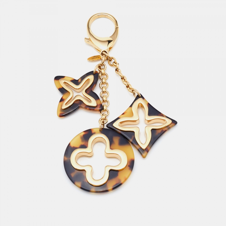 Louis Vuitton Resin Insolence Bag Charm Gold