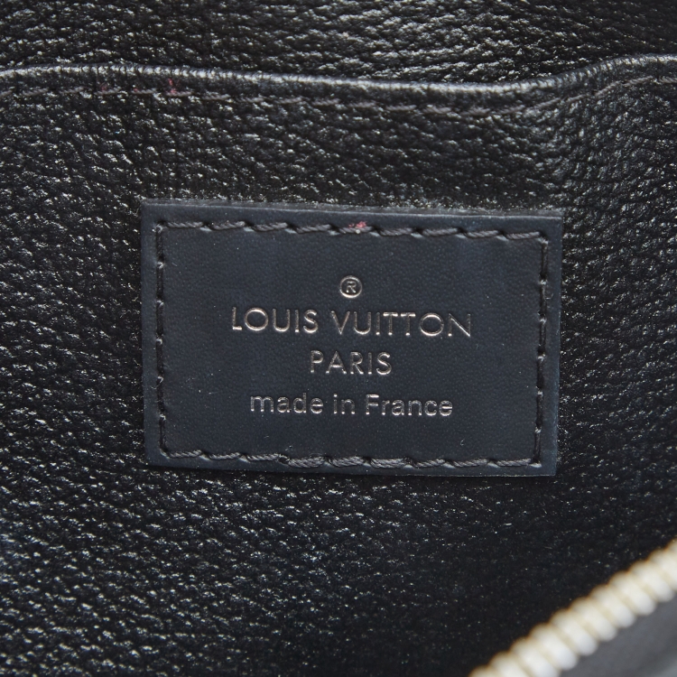 Pre Owned Louis Vuitton Black Epi Leather Cosmetic Pouch 