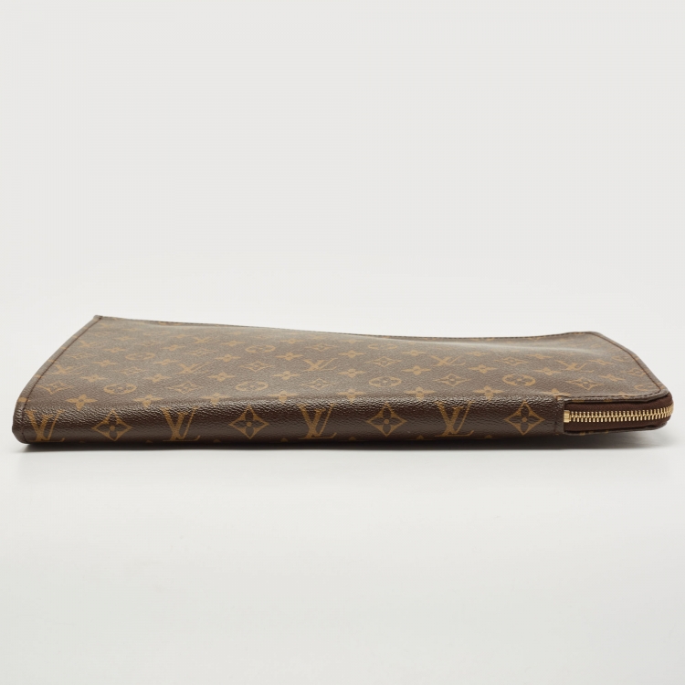 Pre Owned Louis Vuitton Monogram Poche Documents Portfolio Case