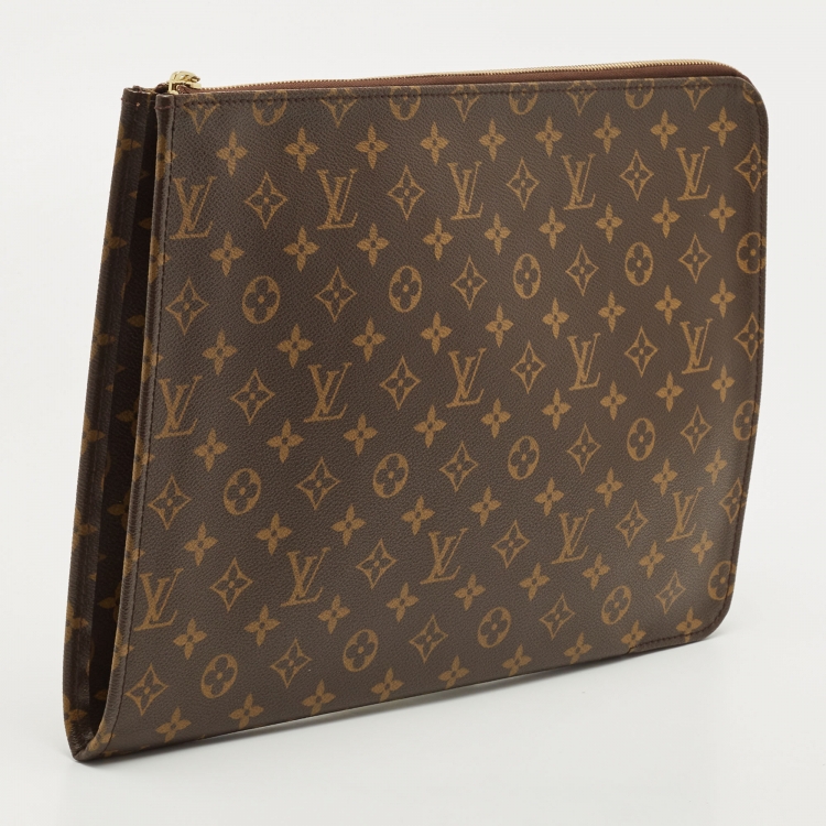 Pre Owned Louis Vuitton Monogram Poche Documents Portfolio Case