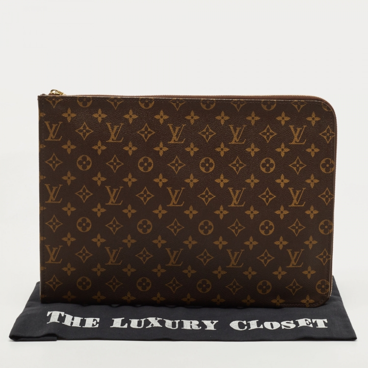 Pre Owned Louis Vuitton Monogram Poche Documents Portfolio Case