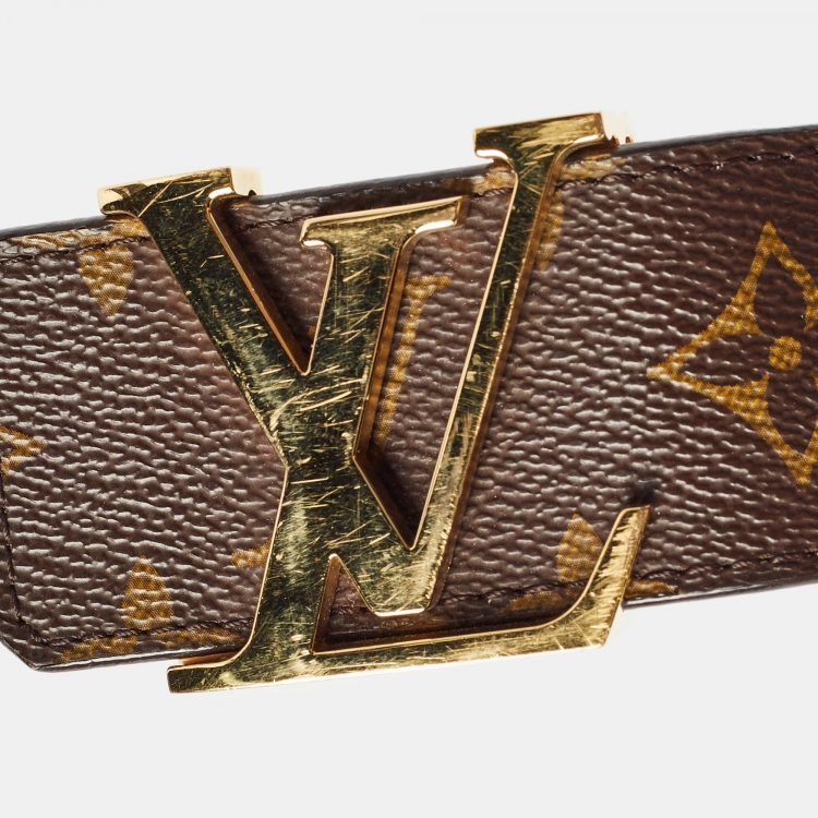 مملوكة مسبقًا Louis Vuitton Monogram Canvas LV Initiales Belt 110CM