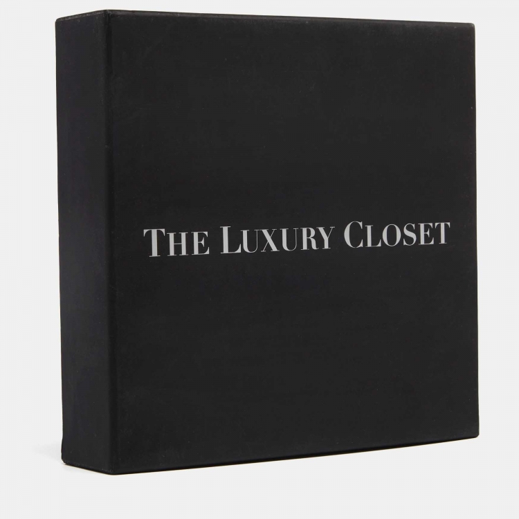 Pre Owned Louis Vuitton Miss LV Enamel Gold Tone Charm Bracelet