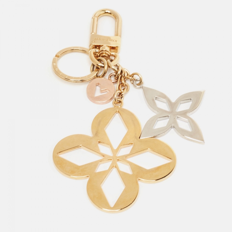 Pre Owned Louis Vuitton Martage Blossom Three Tone Bag Charm