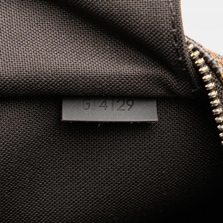 Pre Owned Louis Vuitton Damier Ebene Porte Documents Voyage PM