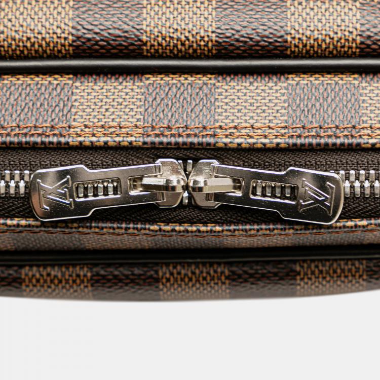 Pre Owned Louis Vuitton Damier Ebene Porte Documents Voyage PM