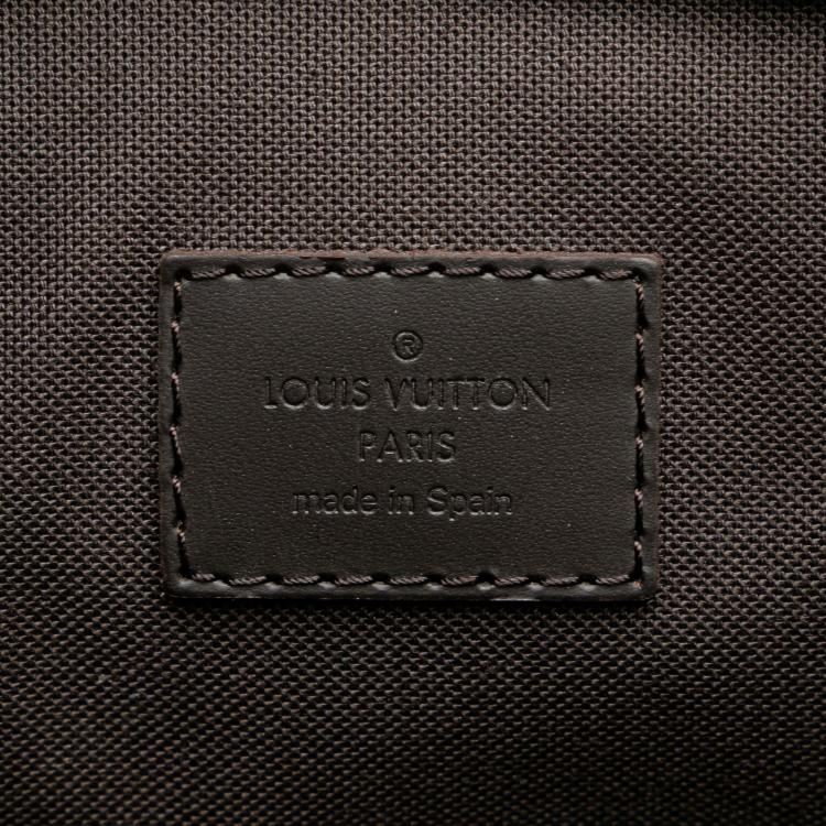 Pre Owned Louis Vuitton Damier Ebene Porte Documents Voyage PM
