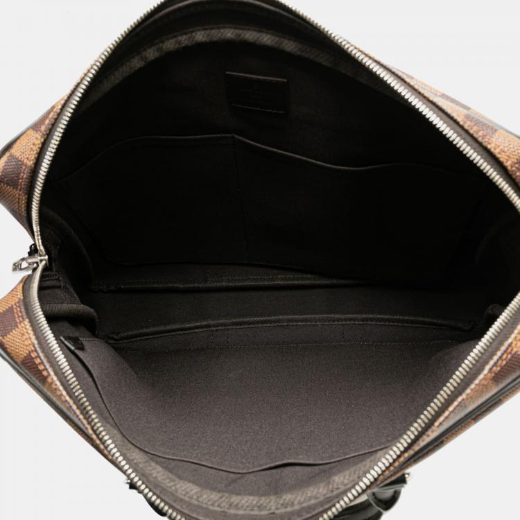 Pre Owned Louis Vuitton Damier Ebene Porte Documents Voyage PM