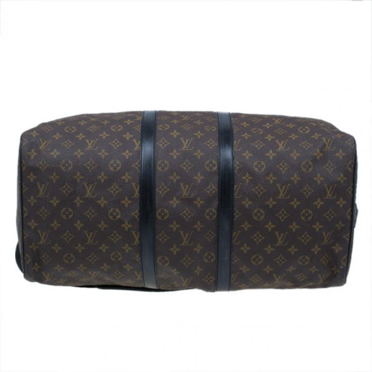 Pre Owned Louis Vuitton Monogram Canvas Waterproof Keepall 55