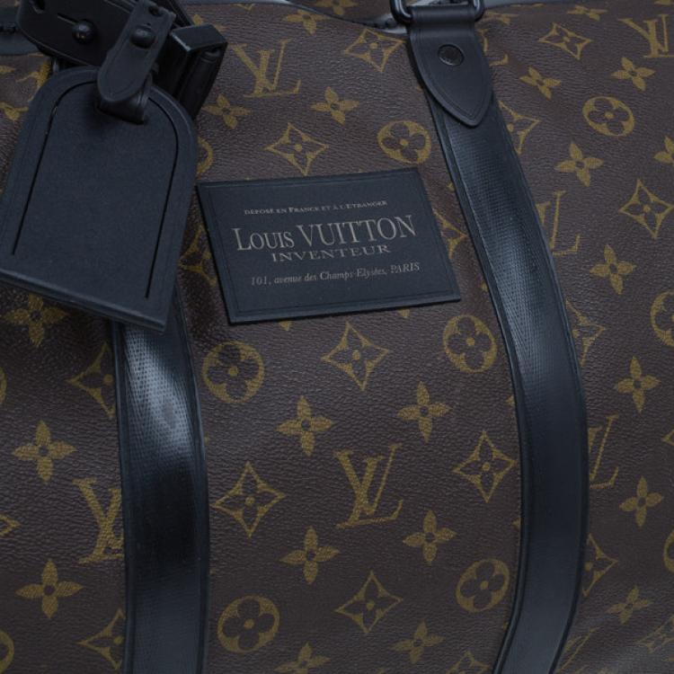 Pre Owned Louis Vuitton Monogram Canvas Waterproof Keepall 55