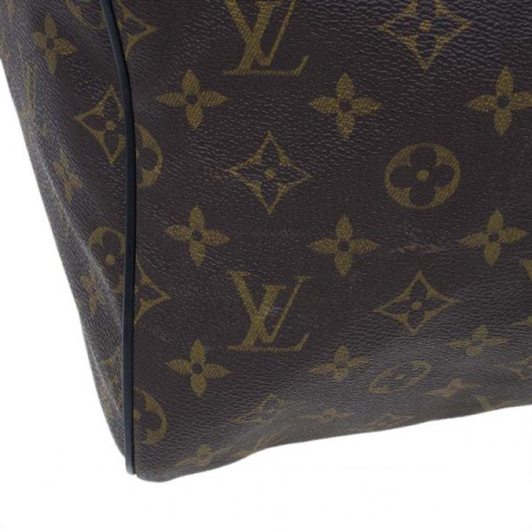 Pre Owned Louis Vuitton Monogram Canvas Waterproof Keepall 55