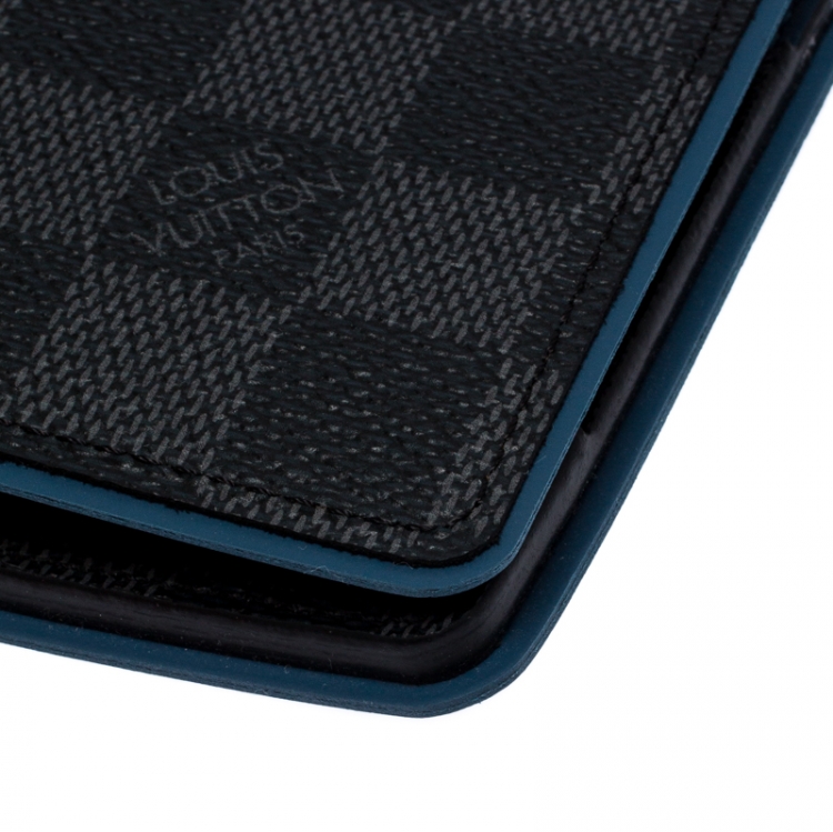 Pre Owned Louis Vuitton Damier Graphite Canvas Multiple Wallet 