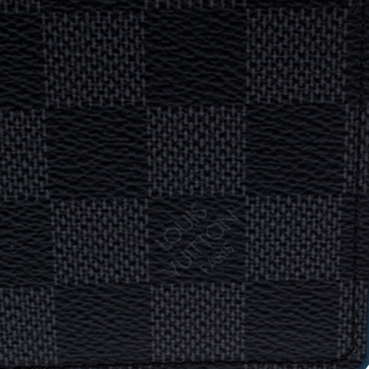 Pre Owned Louis Vuitton Damier Graphite Canvas Multiple Wallet 