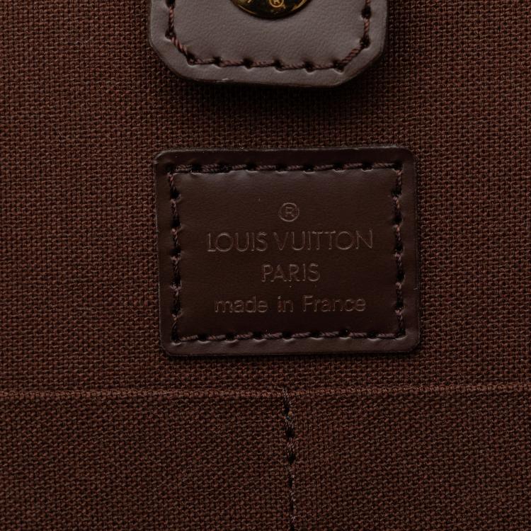 Pre Owned Louis Vuitton Damier Ebene Porte Ordinateur Sabana