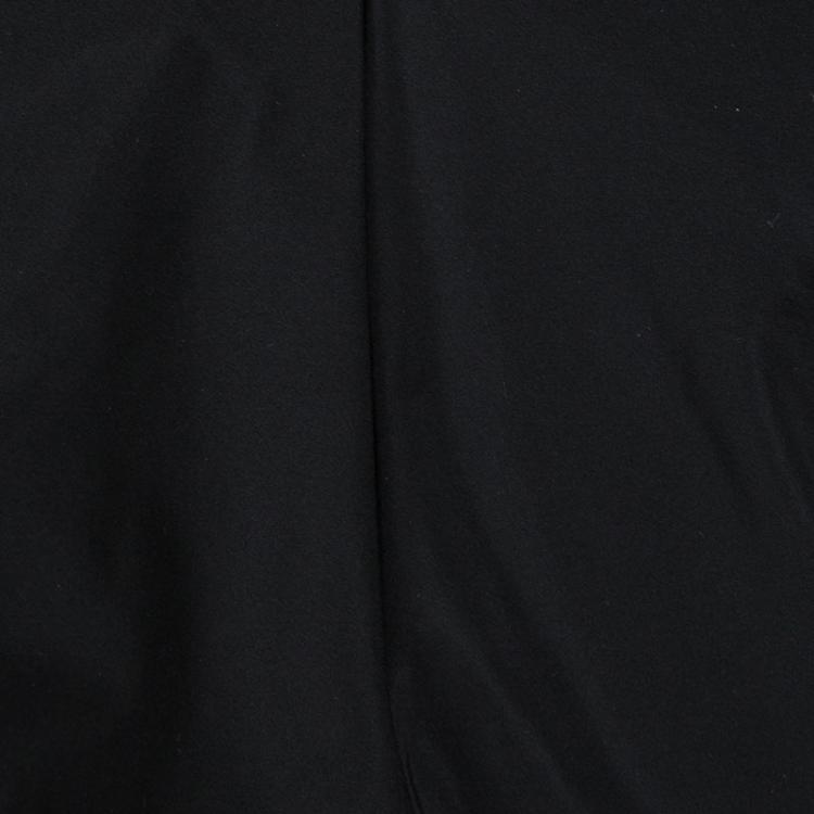Pre Owned Louis Vuitton Black V Neck Sleeveless Midi Puff Dress M