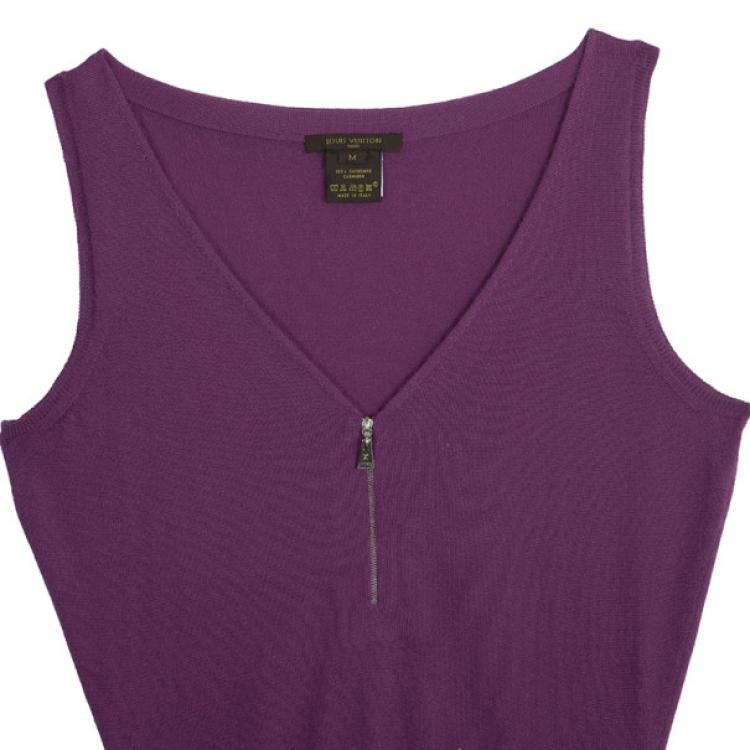 Pre Owned Louis Vuitton Cashmere Knit Vest M