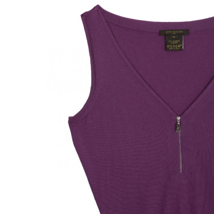 Pre Owned Louis Vuitton Cashmere Knit Vest M