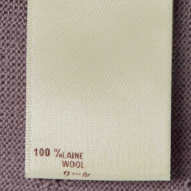 مملوكة مسبقًا Louis Vuitton Mauve Purple Monogram Pattern Wool Sweater L