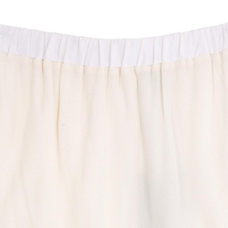 Pre Owned Louis Vuitton Monogram Lace Skirt S