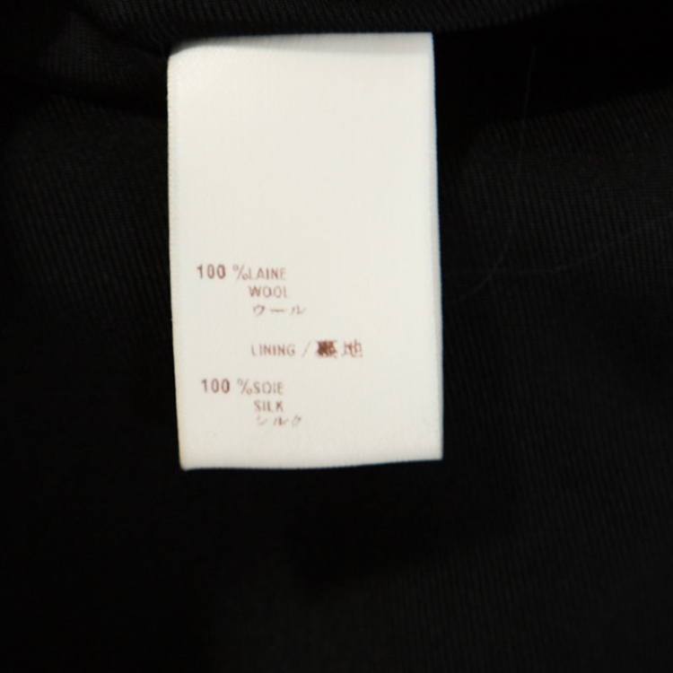 مملوكة مسبقًا Louis Vuitton Black Wool Long Sleeve Top S