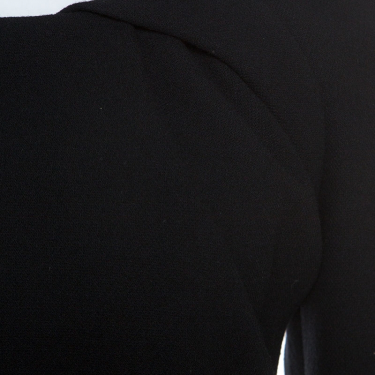 مملوكة مسبقًا Louis Vuitton Black Wool Long Sleeve Top S