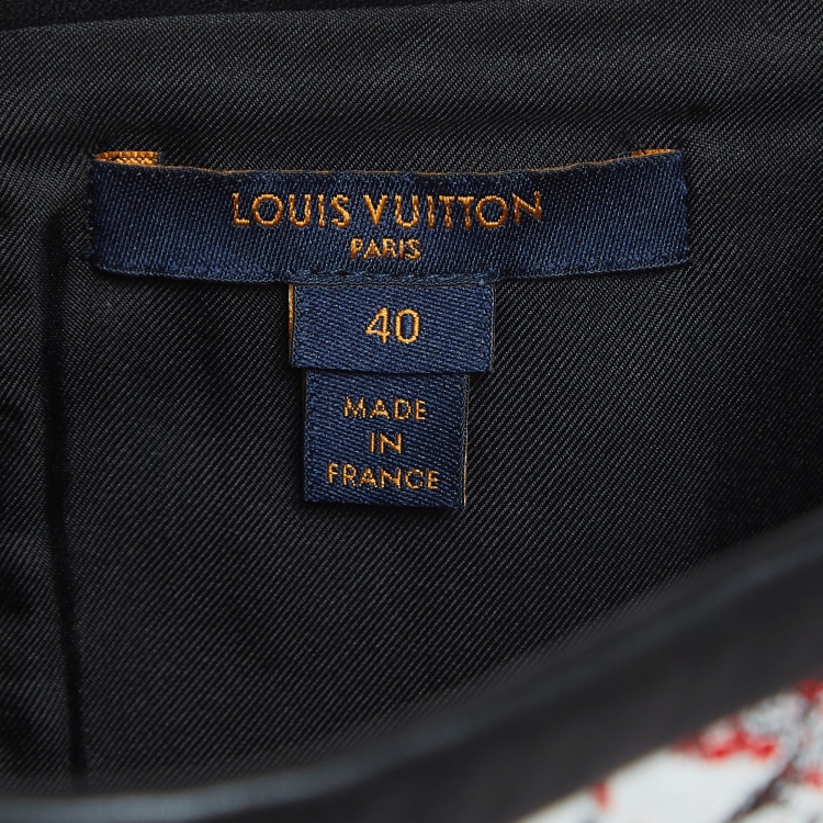 Pre Owned Louis Vuitton Multicolor Monogram Patterned Cotton Blend Mini Skirt M