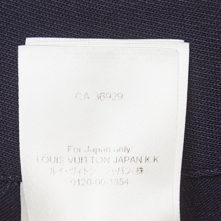 Pre Owned Louis Vuitton Blue Wool Cargo Pants M