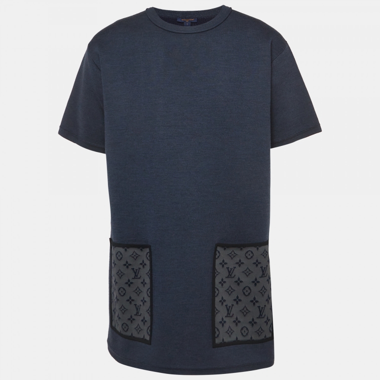 【ルイヴィトン・Louis Vuitton 】 Pocket Knit T-Shirt Dress Louis Vuitton Monogram Pocket Knit T-Shirt Dress | REVERSIBLE