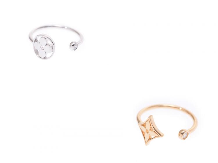 Pre Owned Louis Vuitton Monogram Ideal Ring 3 Tones Rings Size 47