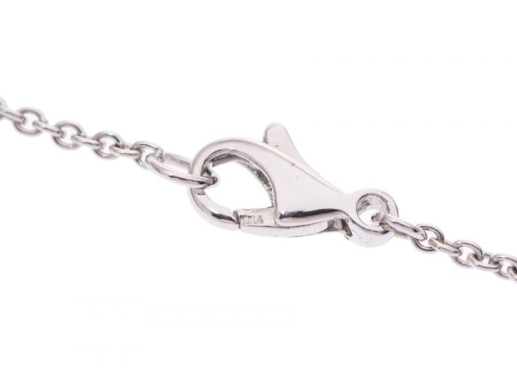 Pre Owned Louis Vuitton Coeur Diamond & 18K White Gold Chain Necklace