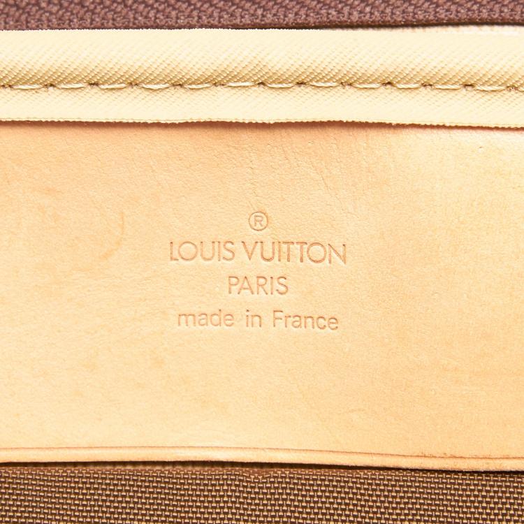 Pre Owned Louis Vuitton Monogram Canvas Alize 24 Heures Soft Suitcase