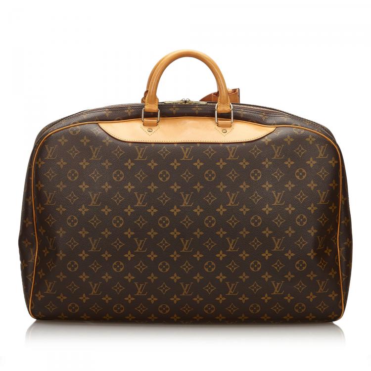 Pre Owned Louis Vuitton Monogram Canvas Alize 24 Heures Soft Suitcase