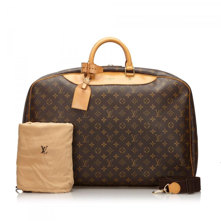 Pre Owned Louis Vuitton Monogram Canvas Alize 24 Heures Soft Suitcase