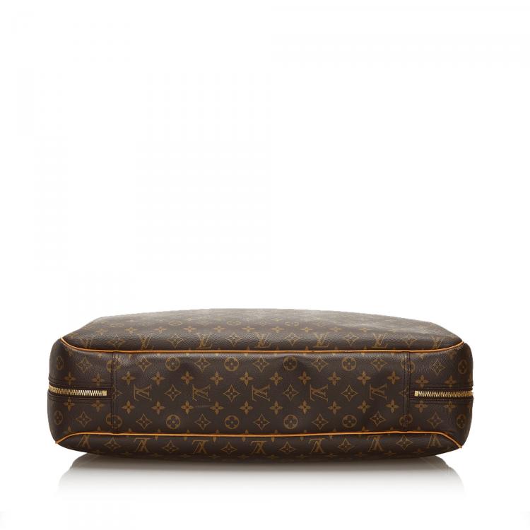 Pre Owned Louis Vuitton Monogram Canvas Alize 24 Heures Soft Suitcase